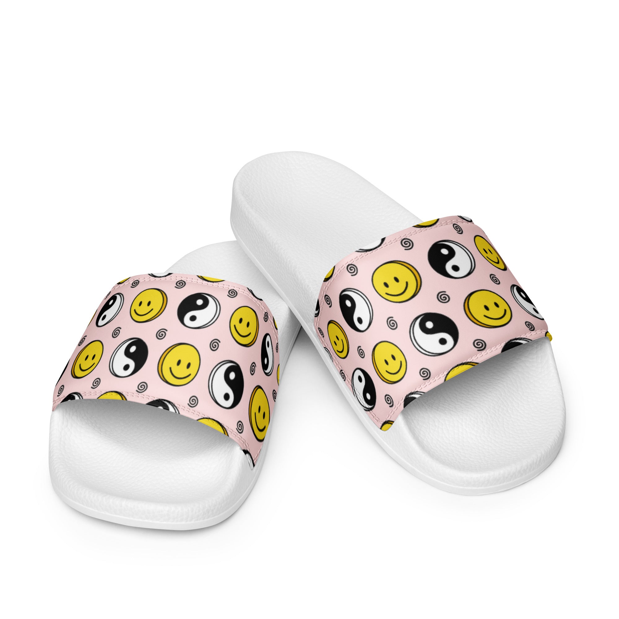 Smiley Ying Yang Women's slides