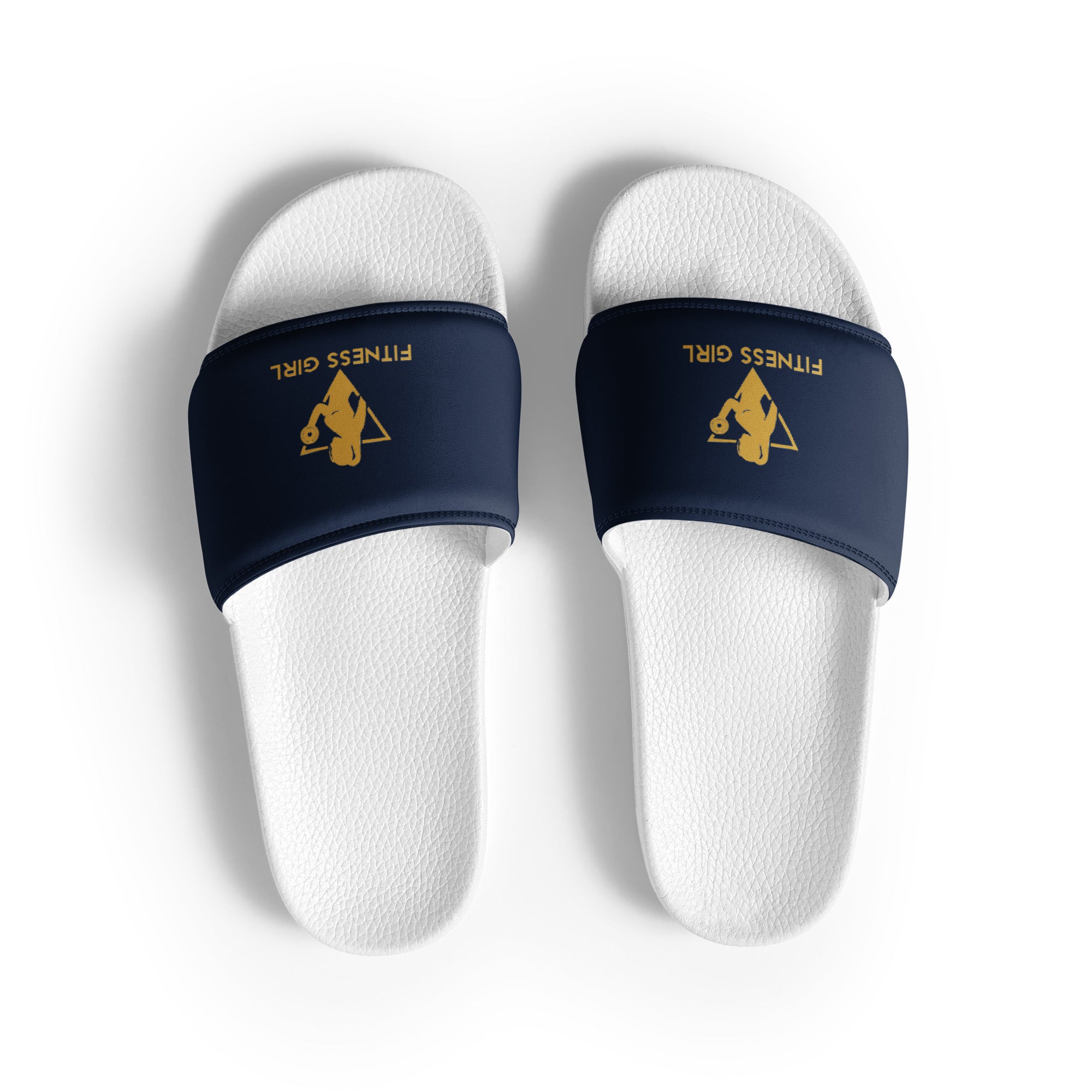 Navy Fitness Girl Women's slides