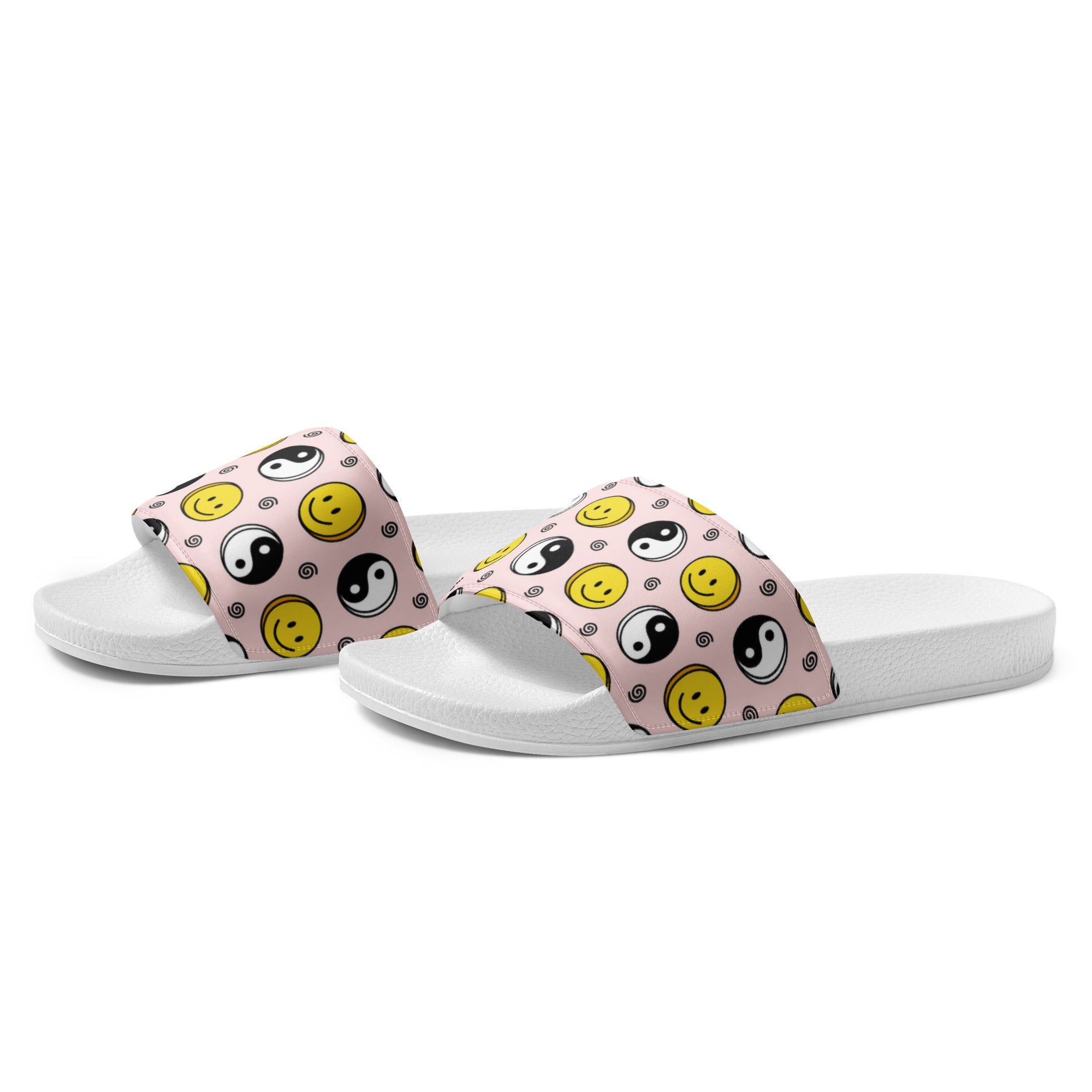 Smiley Ying Yang Women's slides