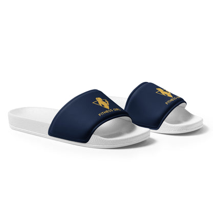 Navy Fitness Girl Women's slides