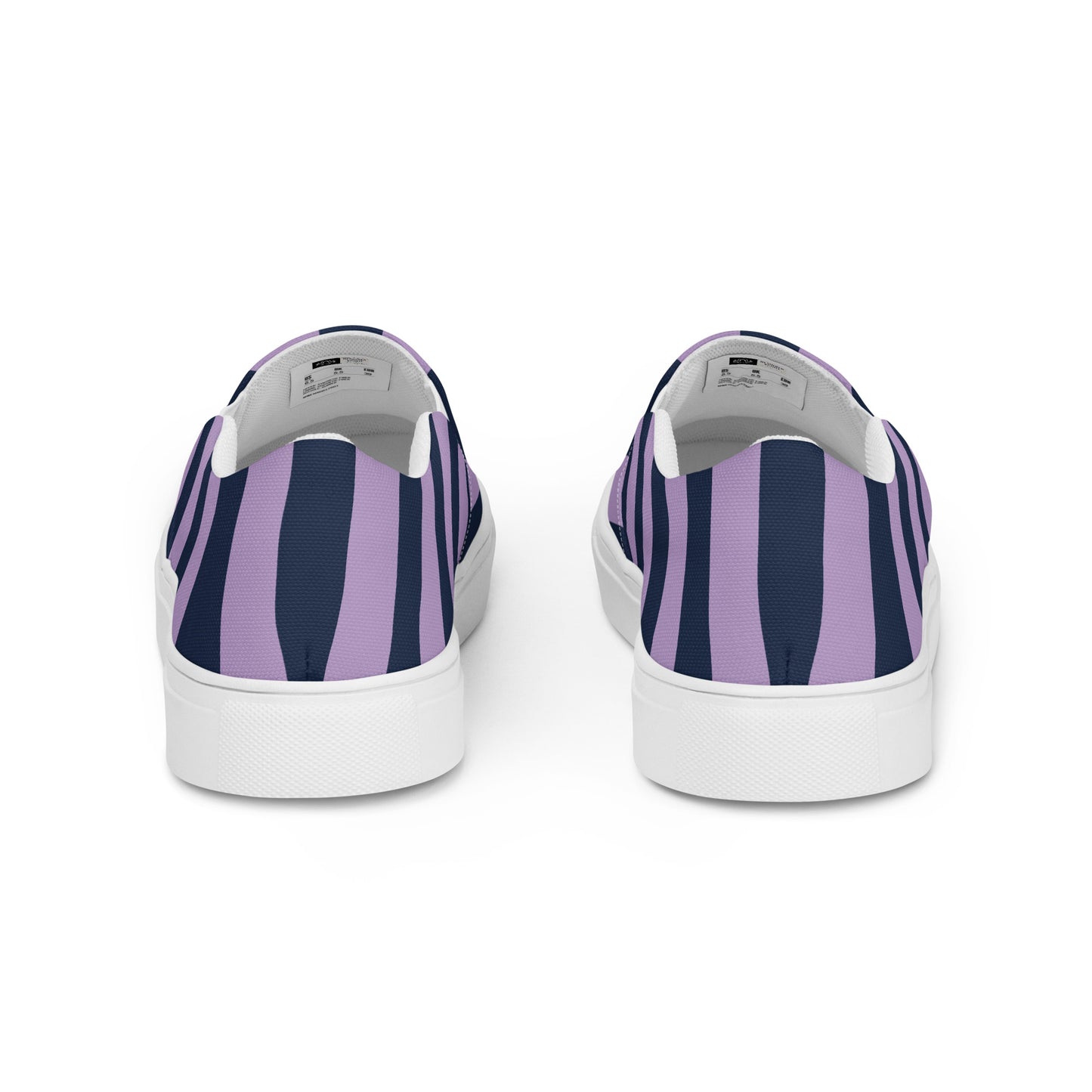 Purple in Blue Women’s slip-on canvas shoes