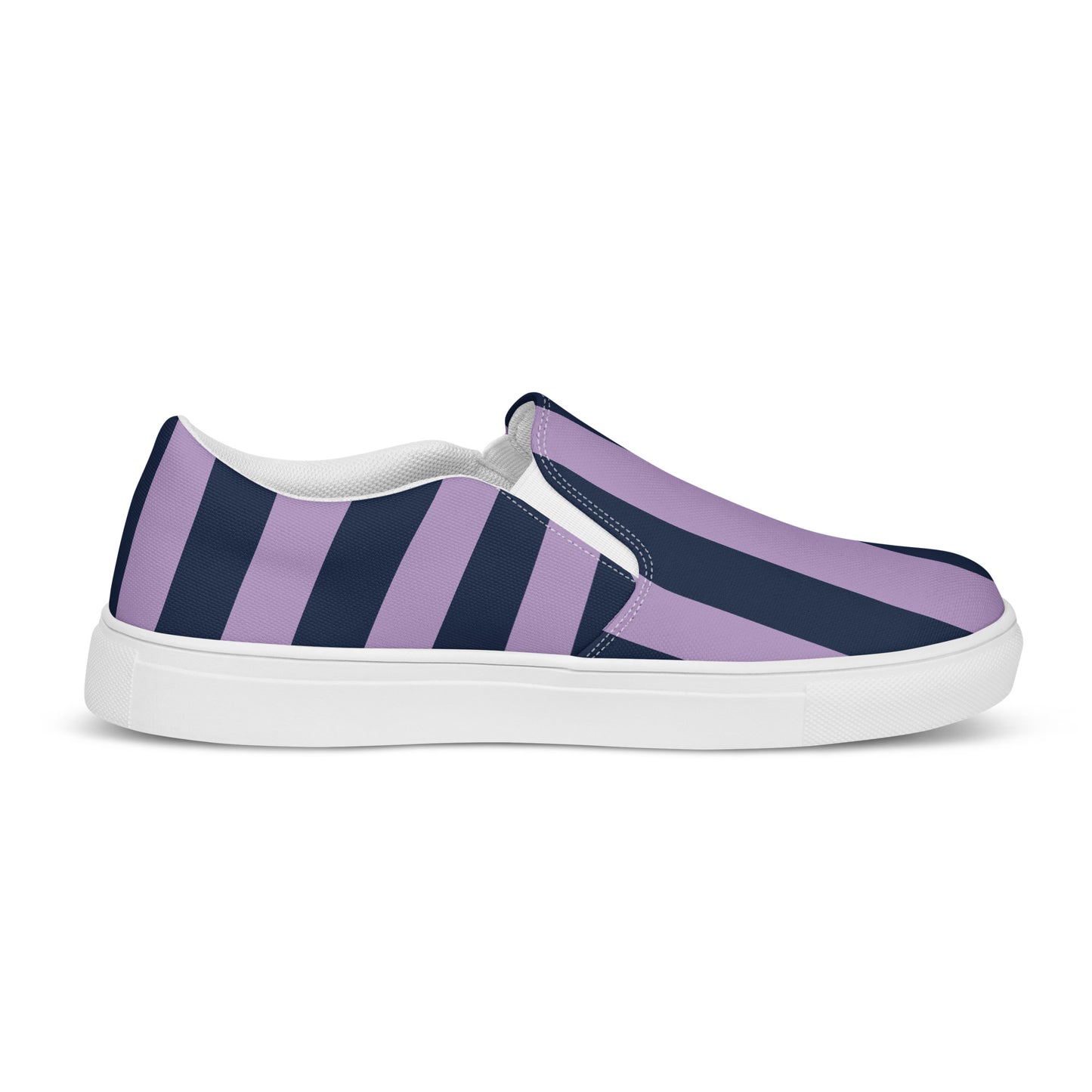 Purple in Blue Women’s slip-on canvas shoes