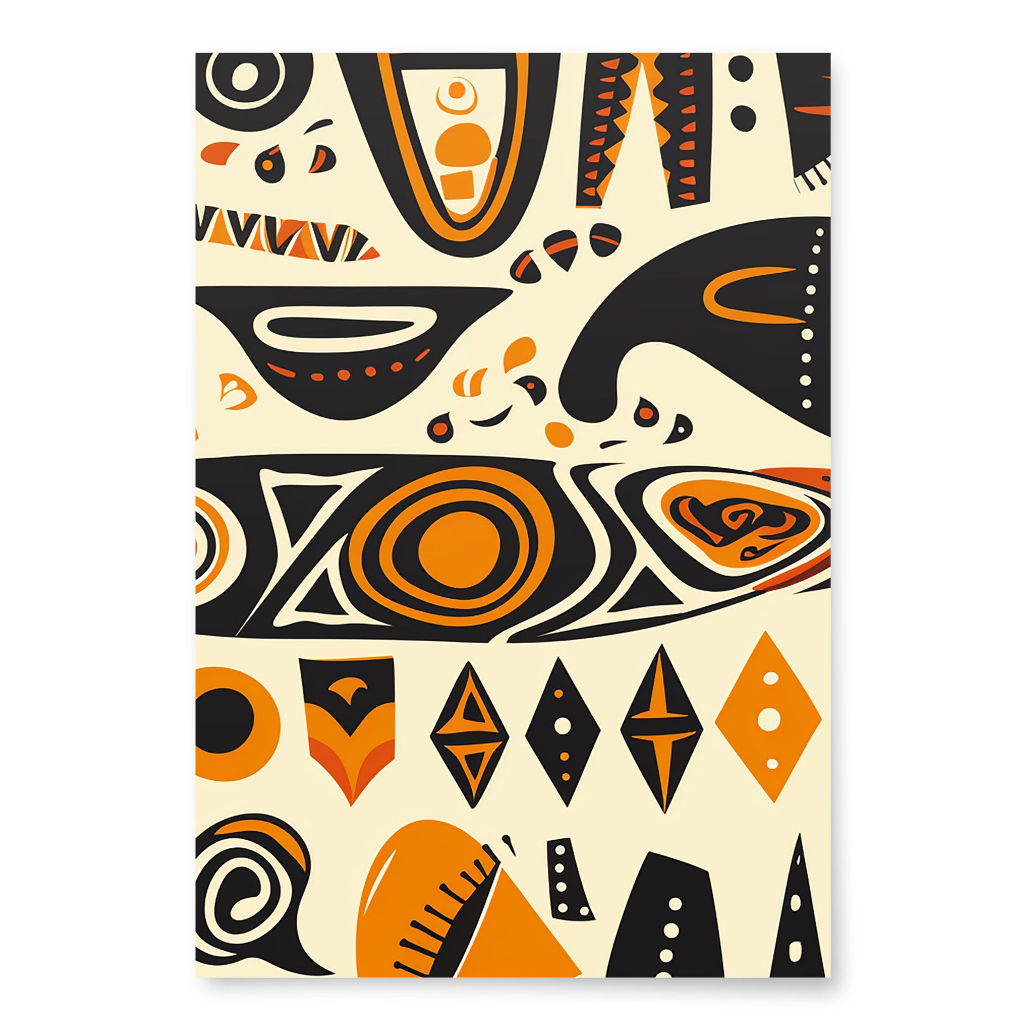 African Print Wrapping paper sheets
