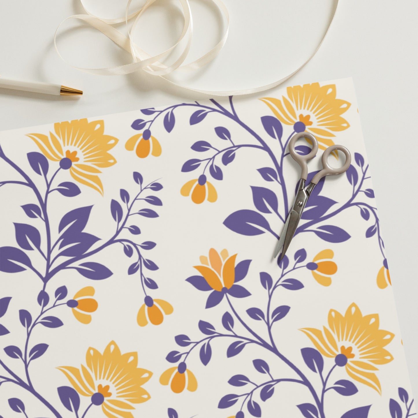 Floral Wrapping paper sheets