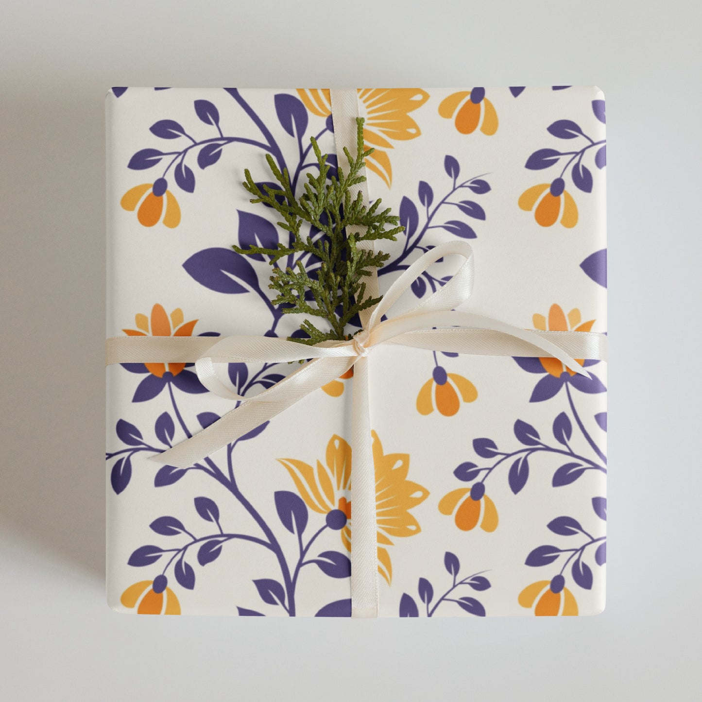 Floral Wrapping paper sheets