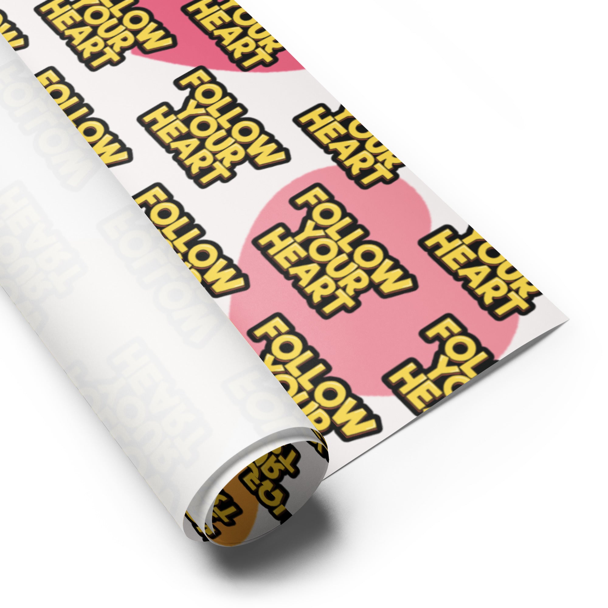 Never Give Up Wrapping paper sheets