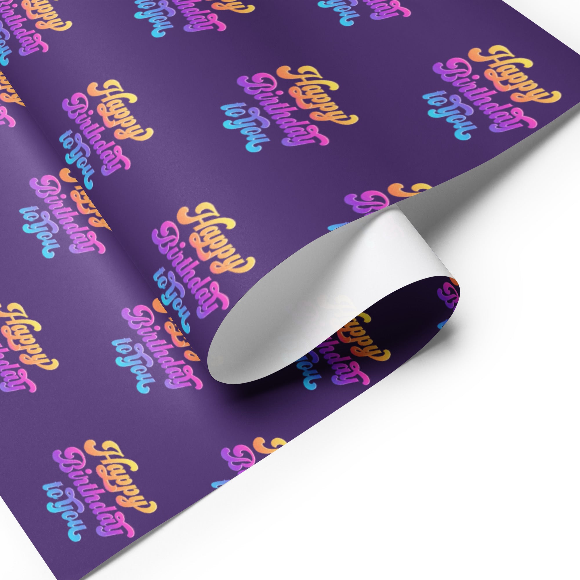 Happy Birthday Wrapping paper sheets