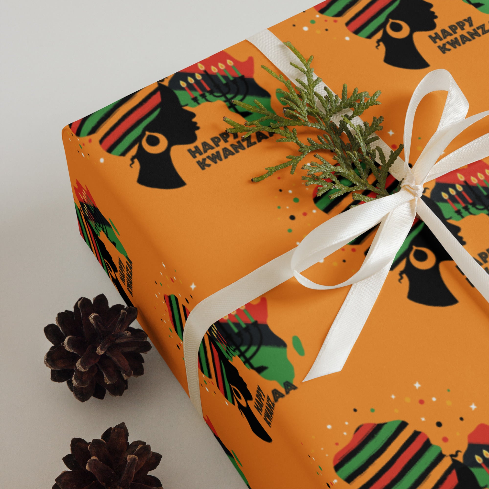 Happy Kwanzaa Wrapping paper sheets
