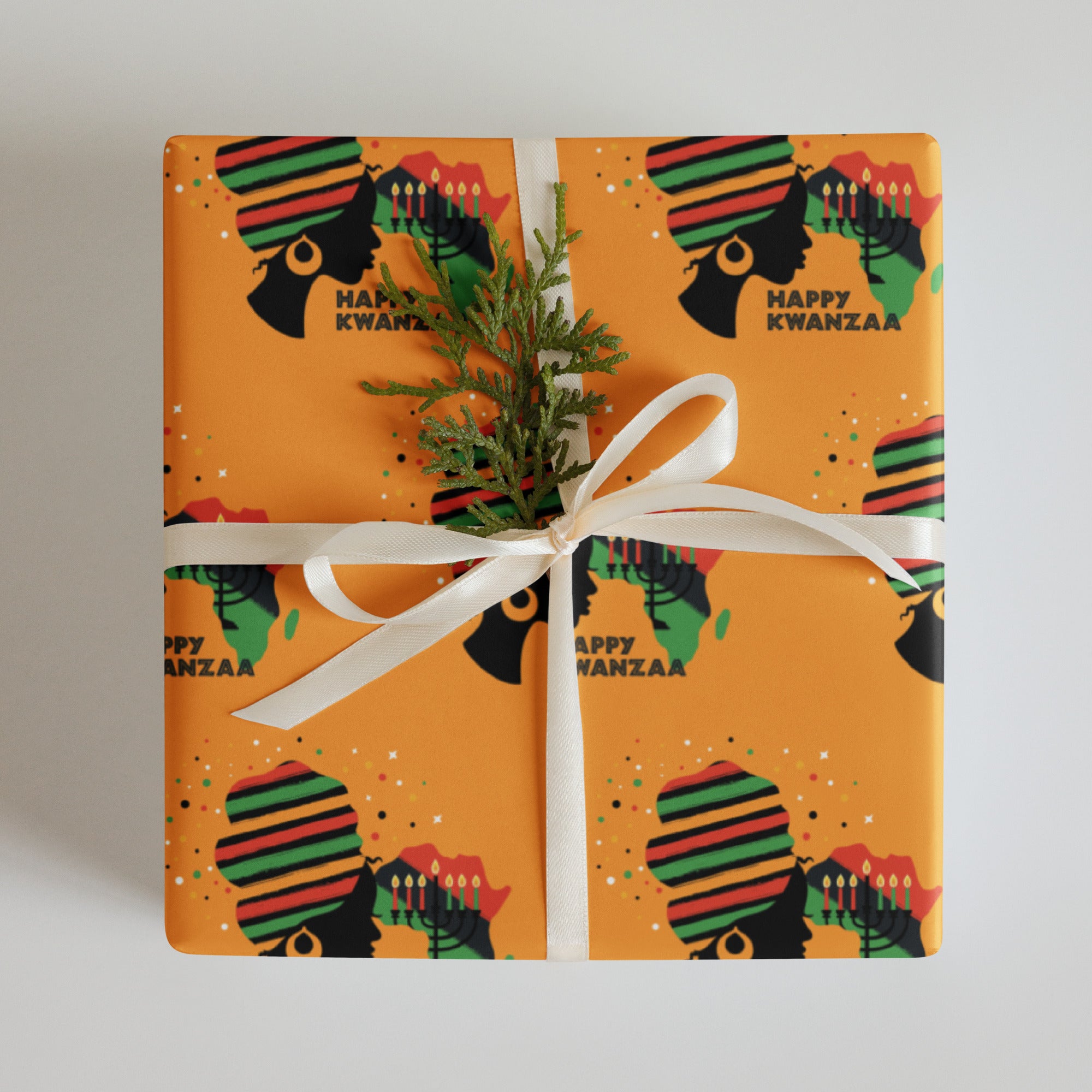 Happy Kwanzaa Wrapping paper sheets
