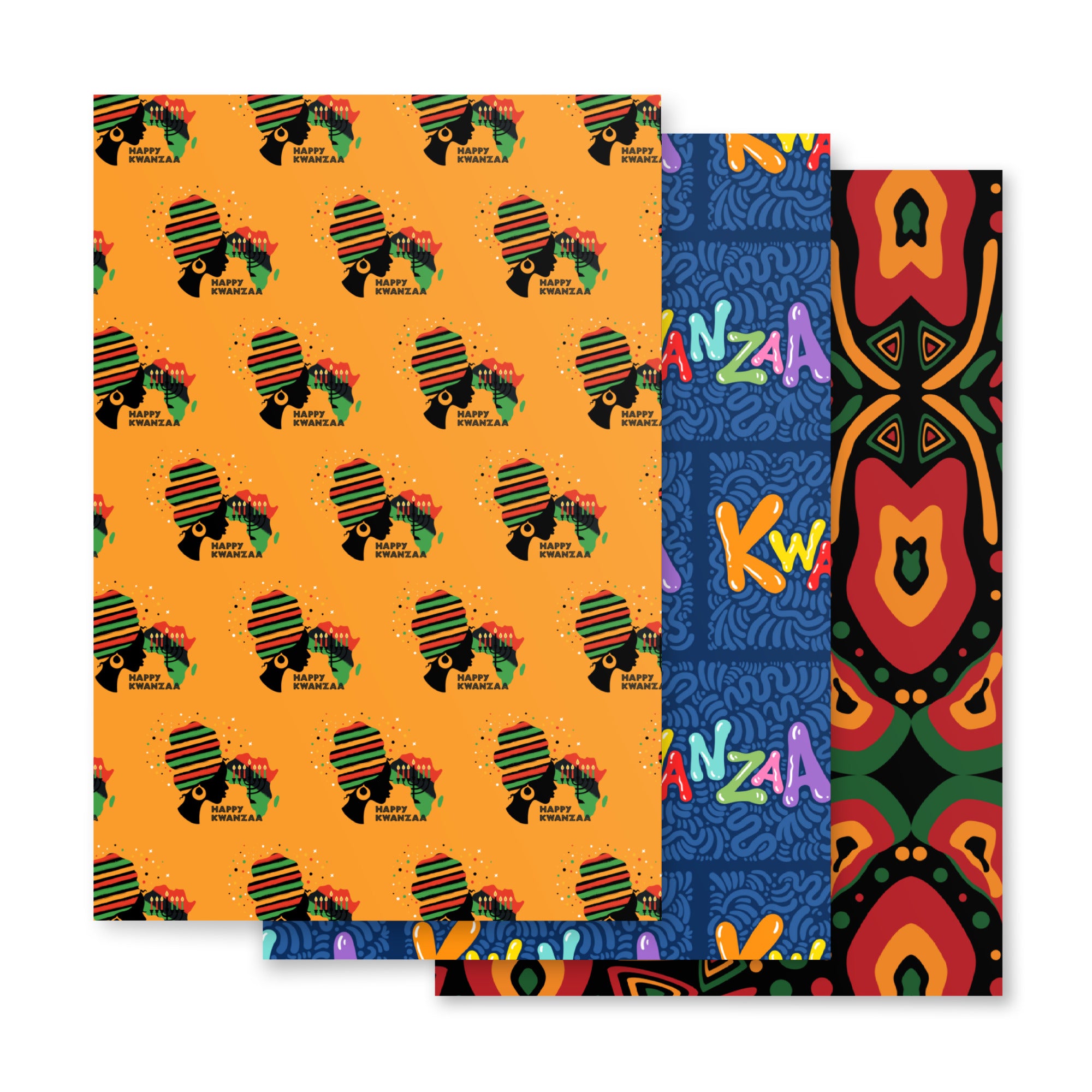 Happy Kwanzaa Wrapping paper sheets