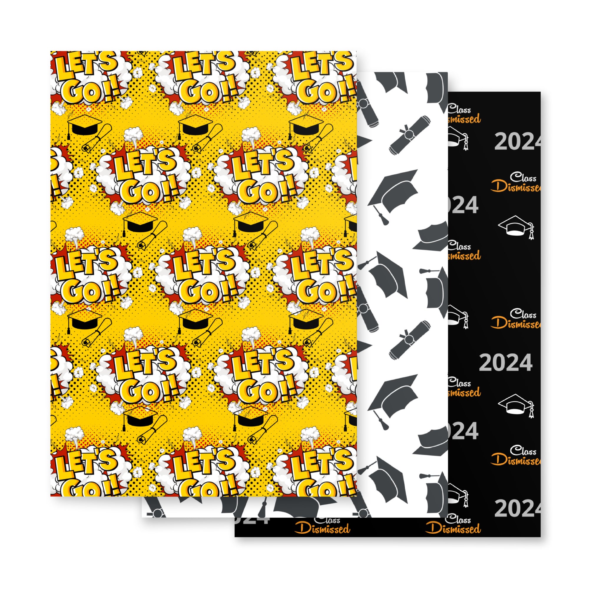 Graduation Wrapping paper sheets