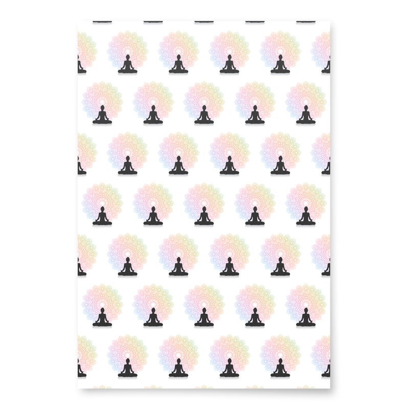 Yoga Wrapping paper sheets