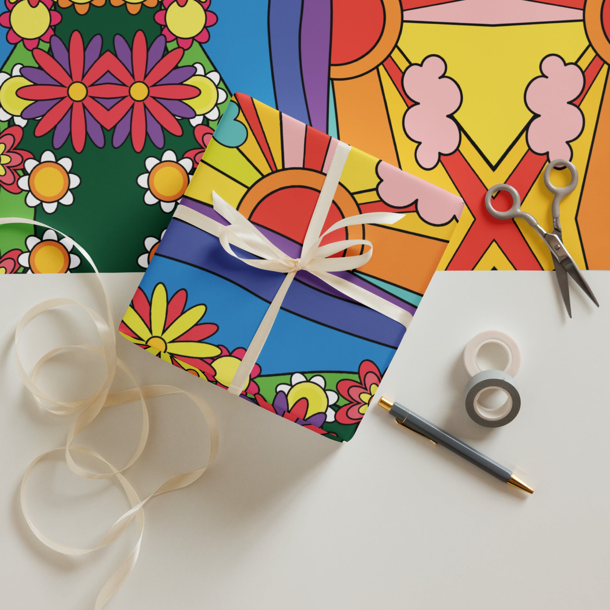 Good Vibes Wrapping paper sheets