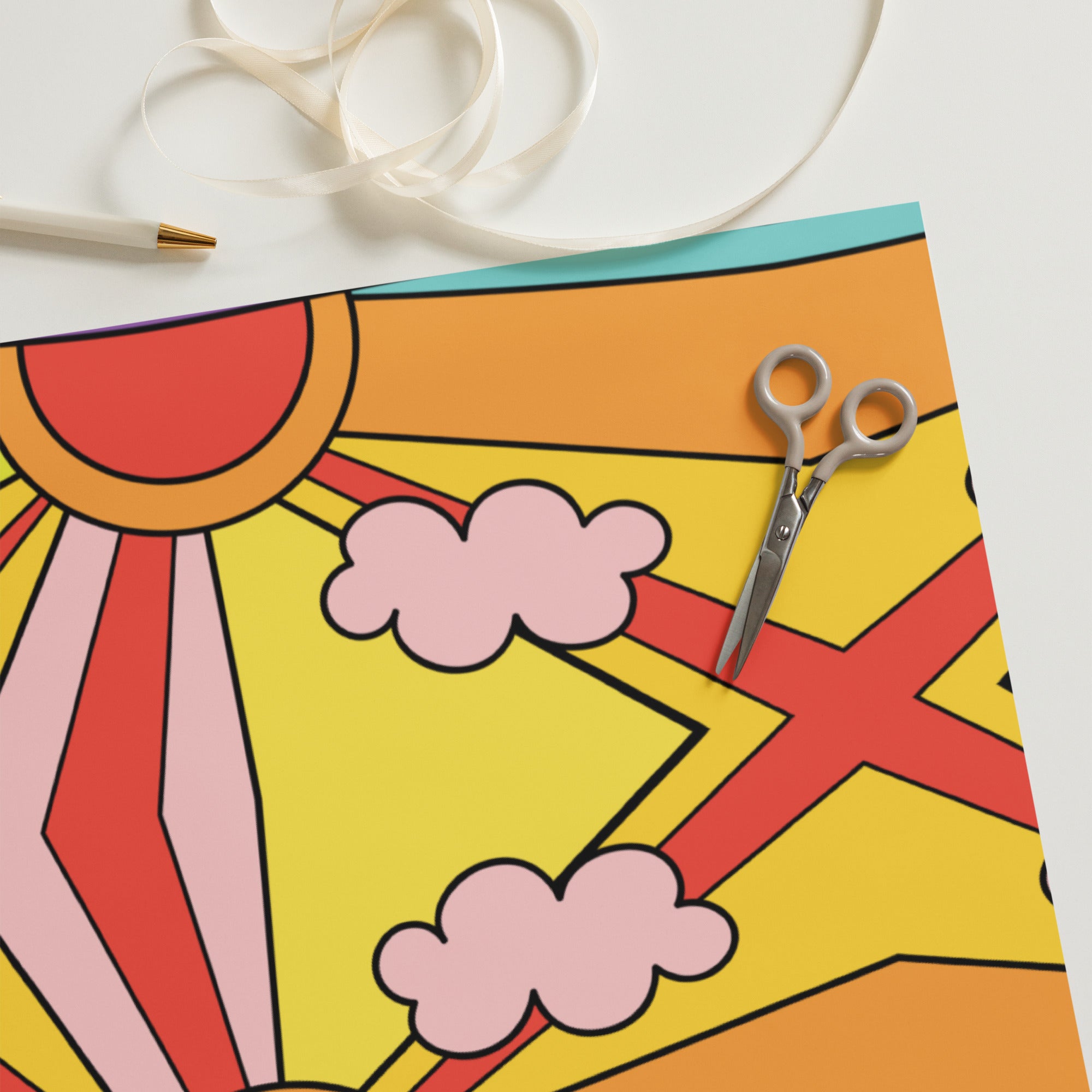 Good Vibes Wrapping paper sheets