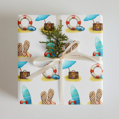 Beach Vibes Wrapping paper sheets