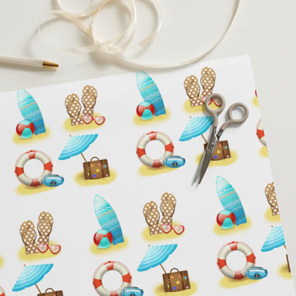 Beach Vibes Wrapping paper sheets