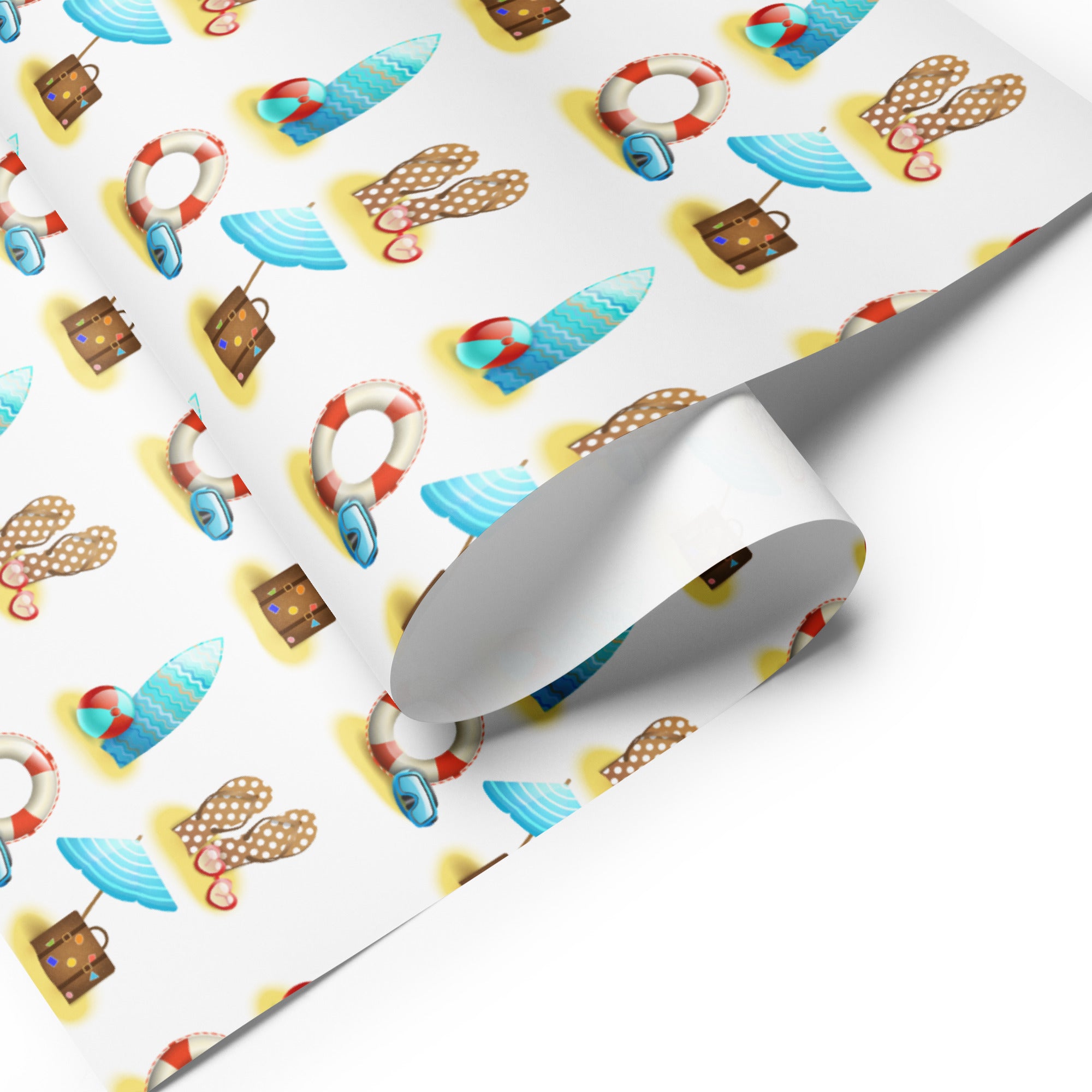 Beach Vibes Wrapping paper sheets