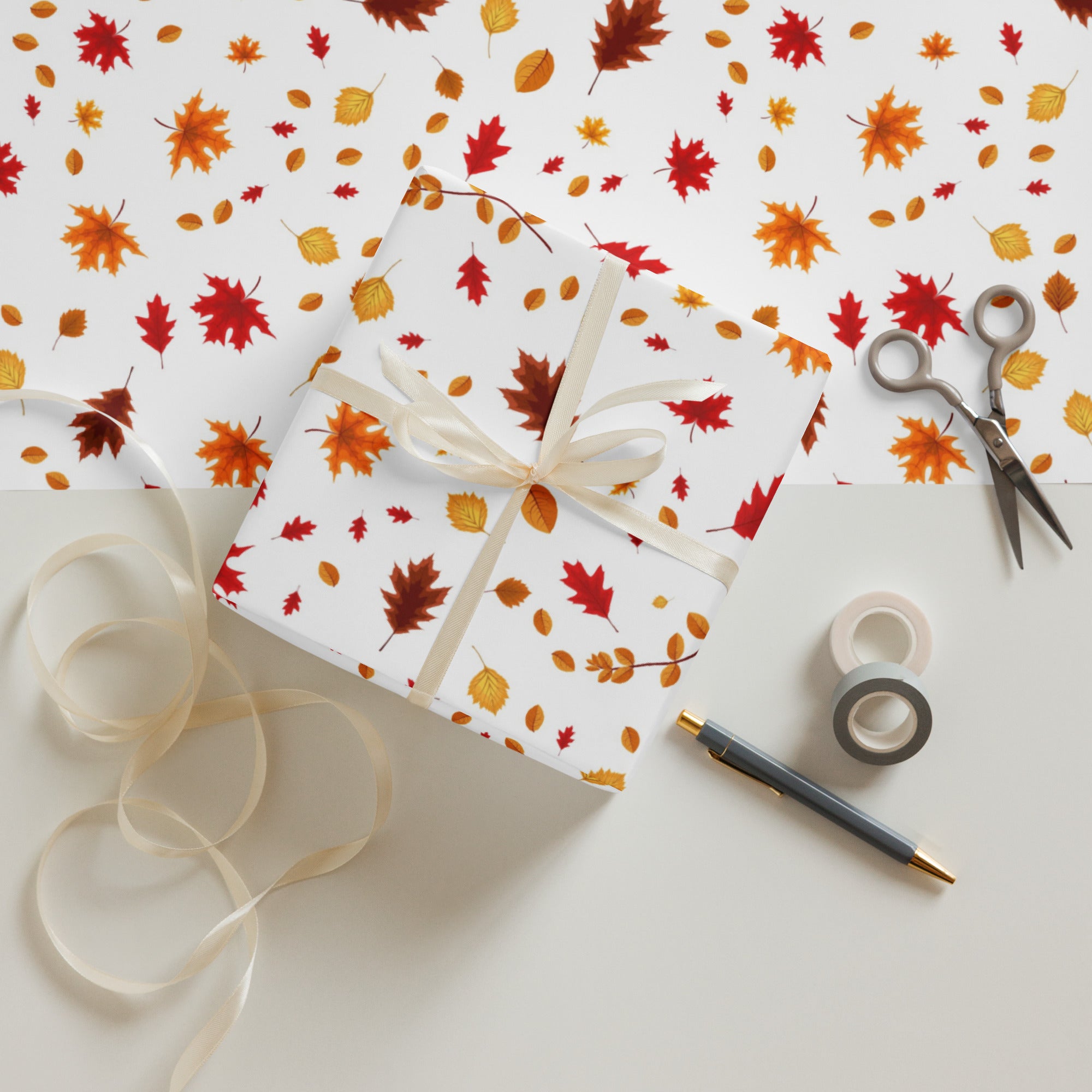 Autumn Leaves Wrapping paper sheets