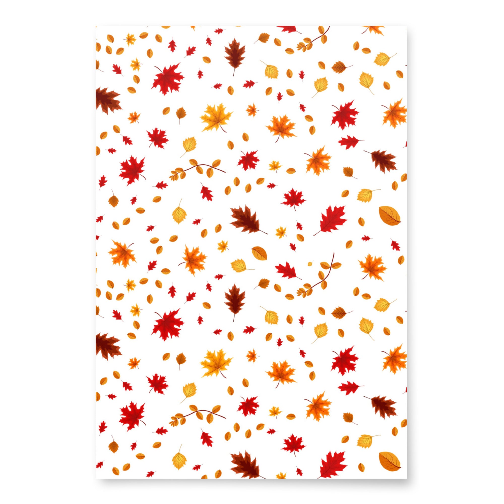 Autumn Leaves Wrapping paper sheets