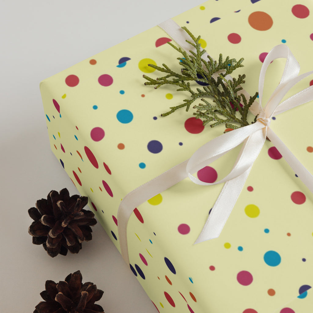 Polka Dot Wrapping paper sheets