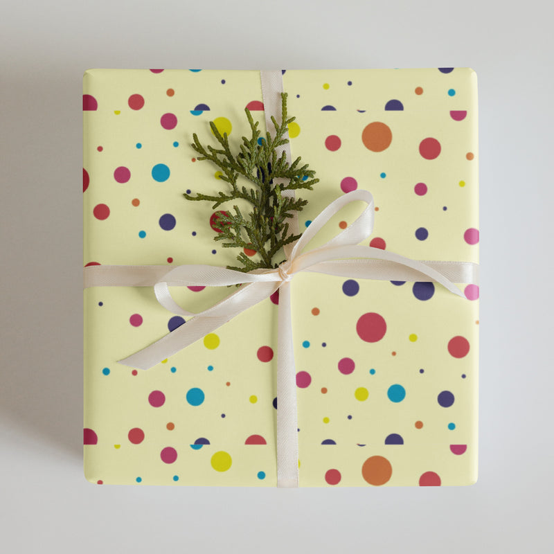 Polka Dot Wrapping paper sheets