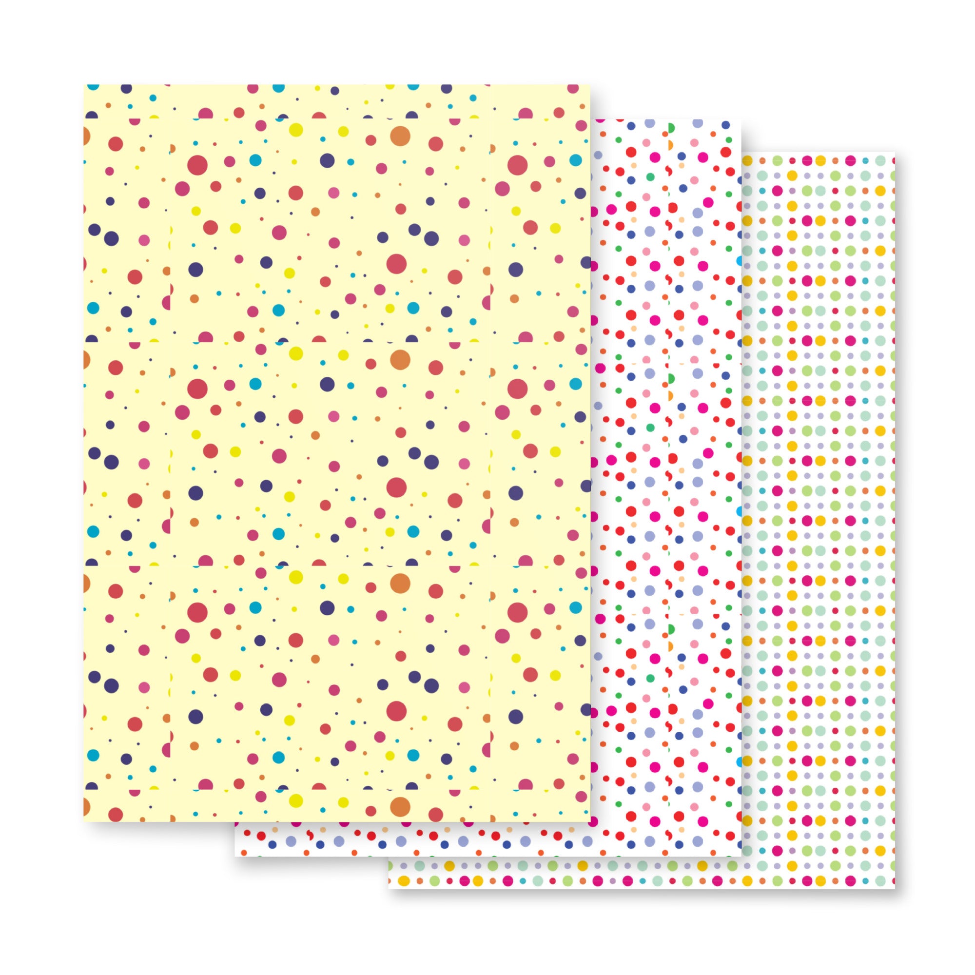 Polka Dot Wrapping paper sheets