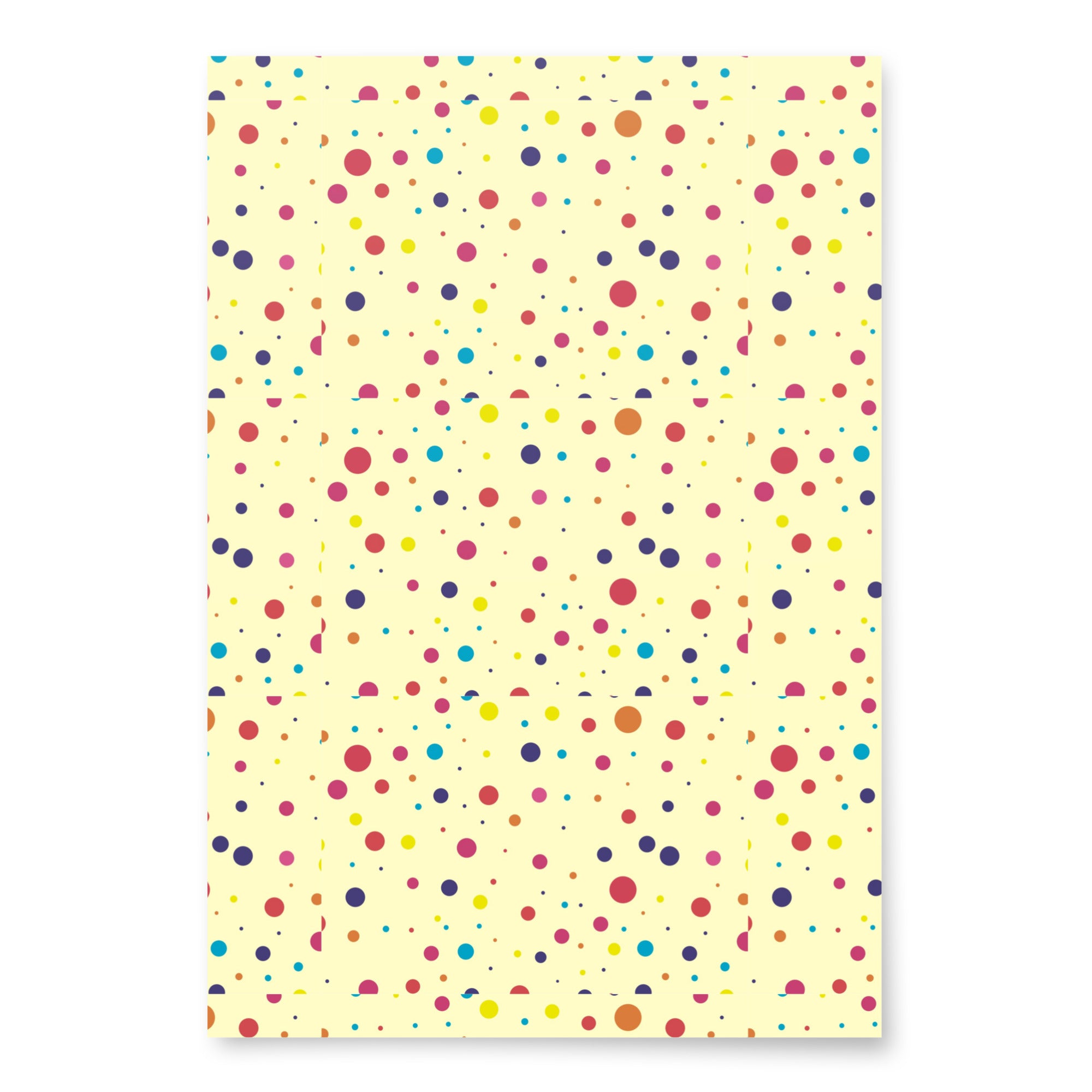 Polka Dot Wrapping paper sheets