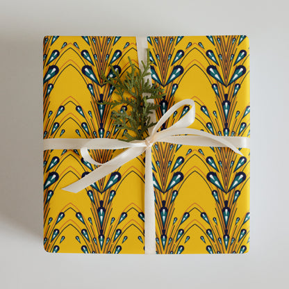 African Print Wrapping paper sheets