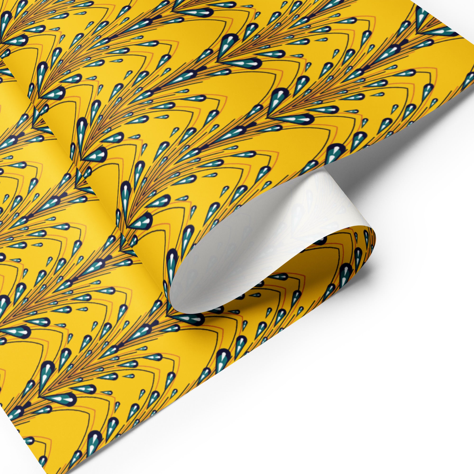 African Print Wrapping paper sheets