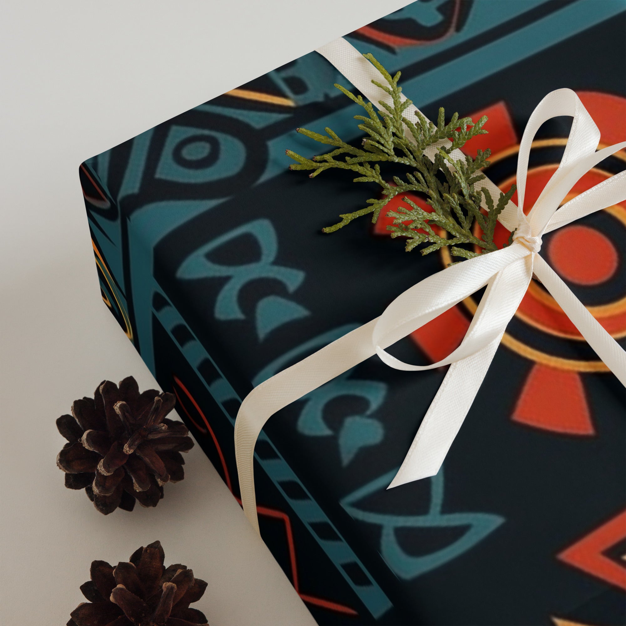 African Print Wrapping paper sheets