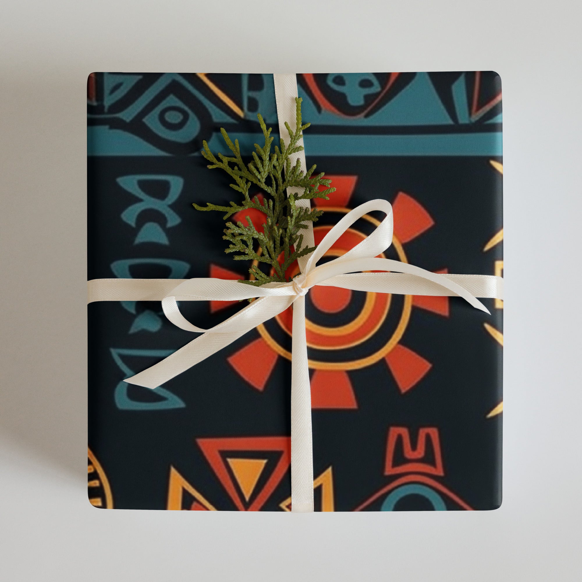 African Print Wrapping paper sheets