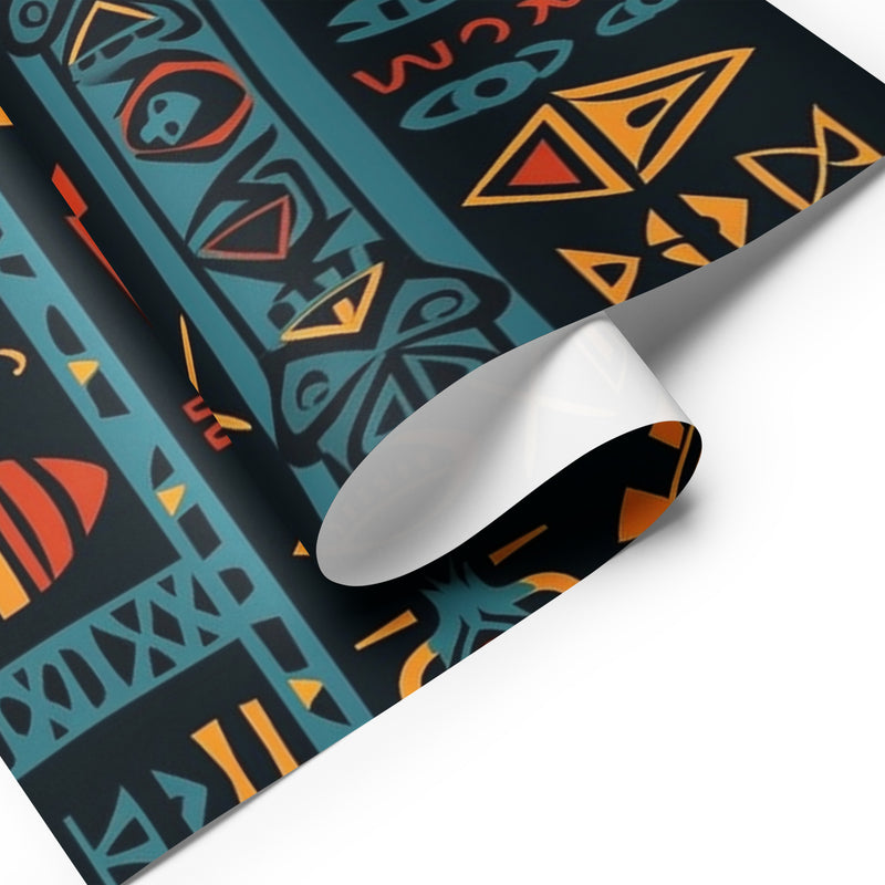 African Print Wrapping paper sheets