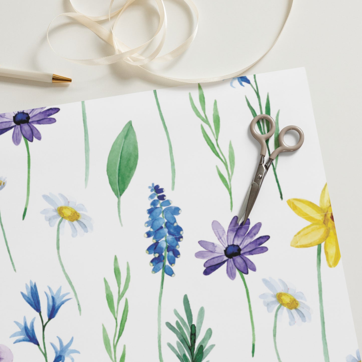 Floral Wrapping paper sheets