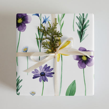 Floral Wrapping paper sheets