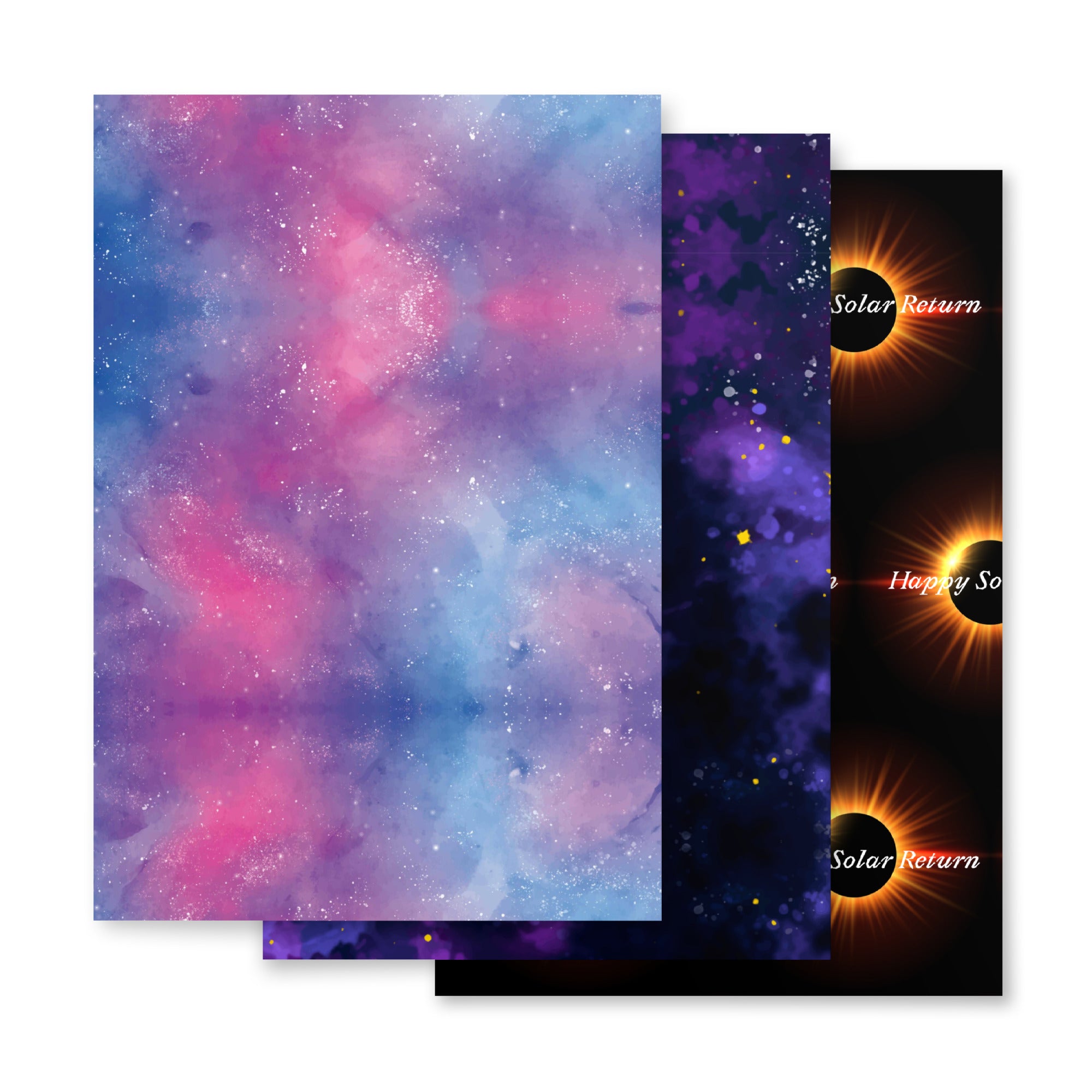 Happy Solar Return Wrapping paper sheets