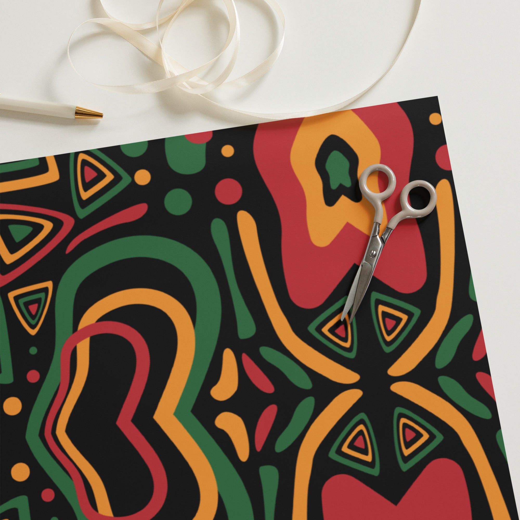 Happy Kwanzaa Wrapping paper sheets