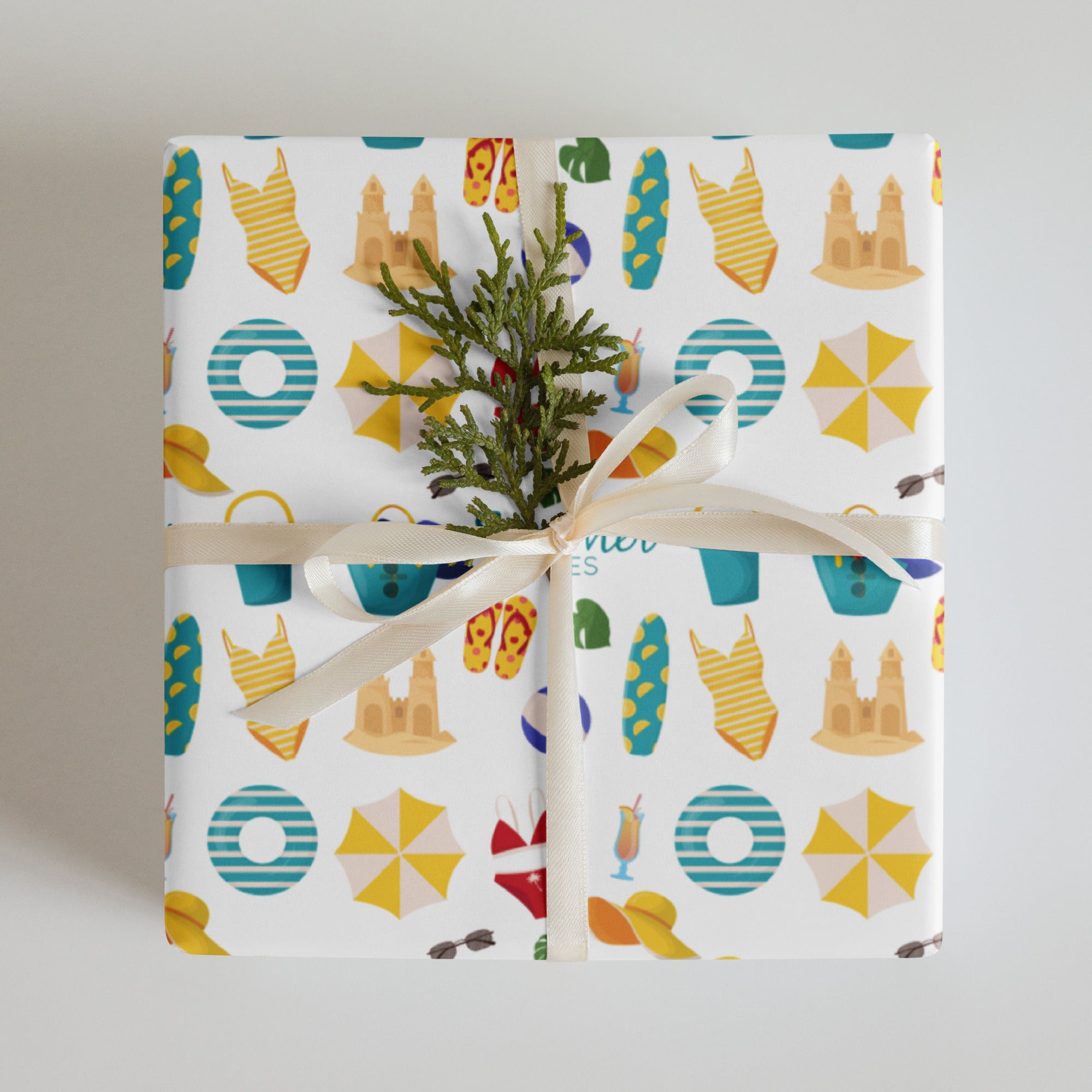 Beach Vibes Wrapping paper sheets