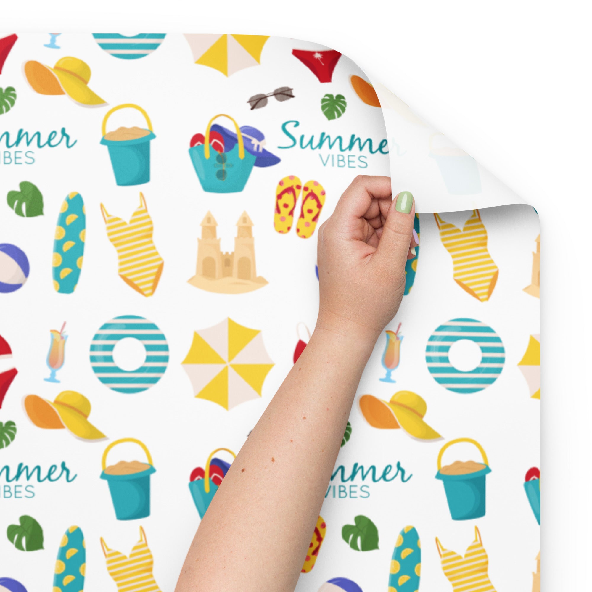Beach Vibes Wrapping paper sheets