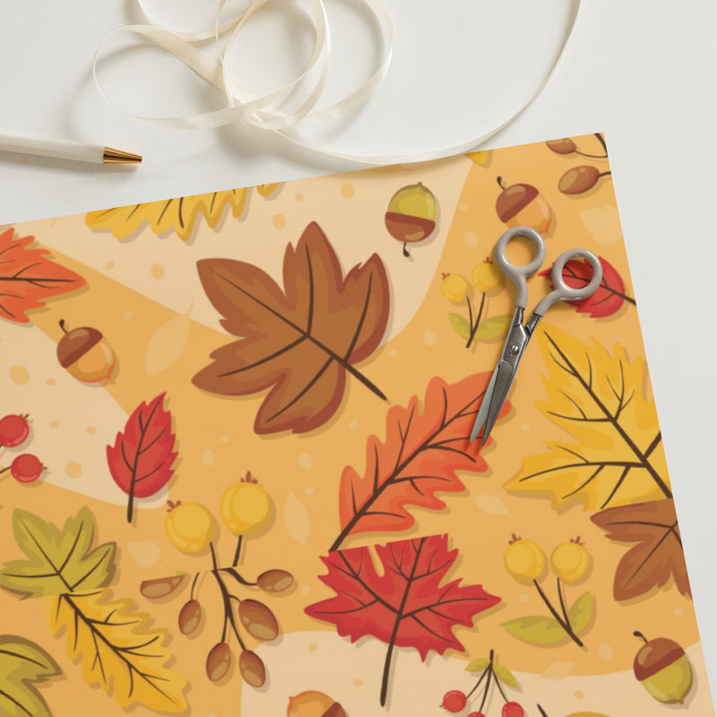 Autumn Leaves Wrapping paper sheets