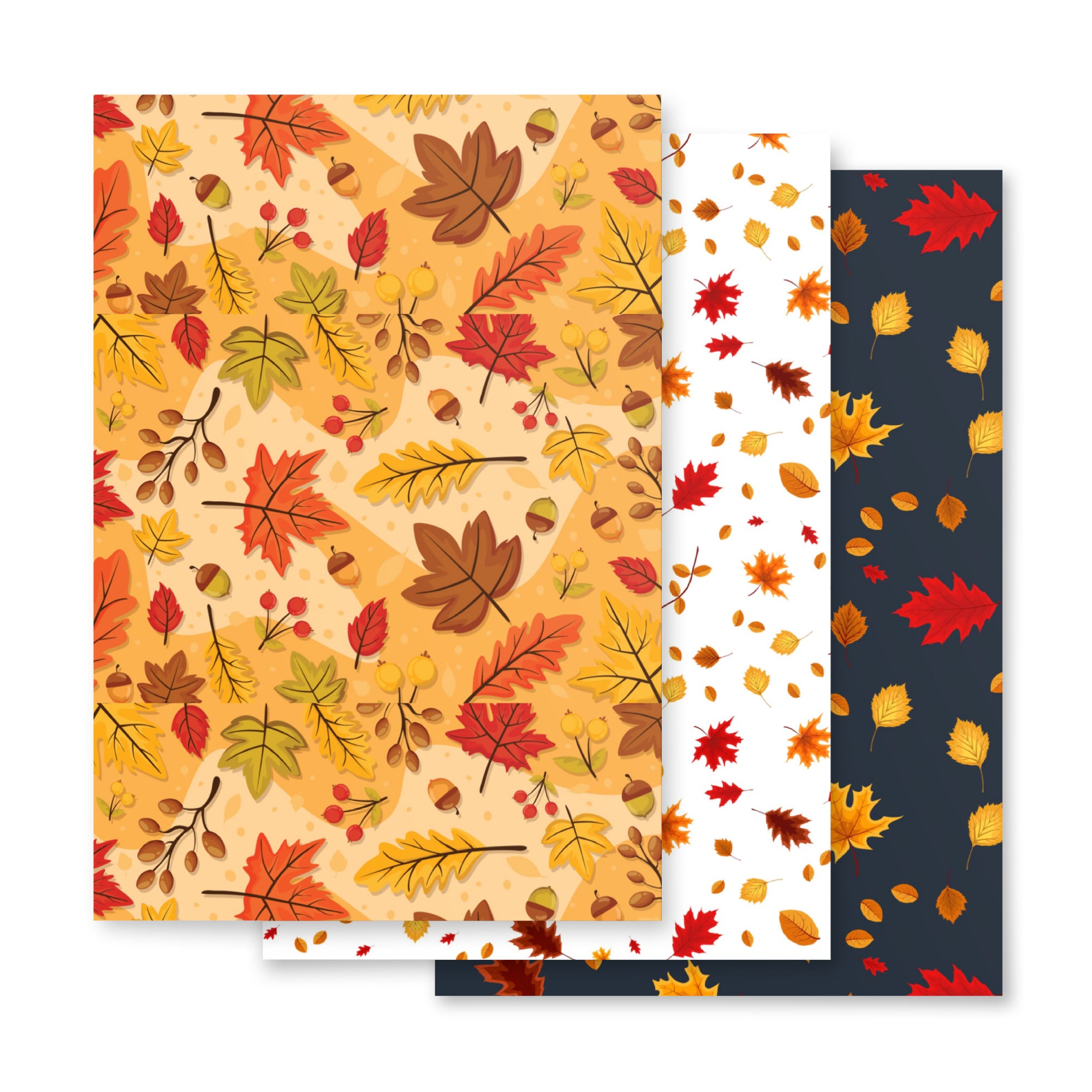 Autumn Leaves Wrapping paper sheets