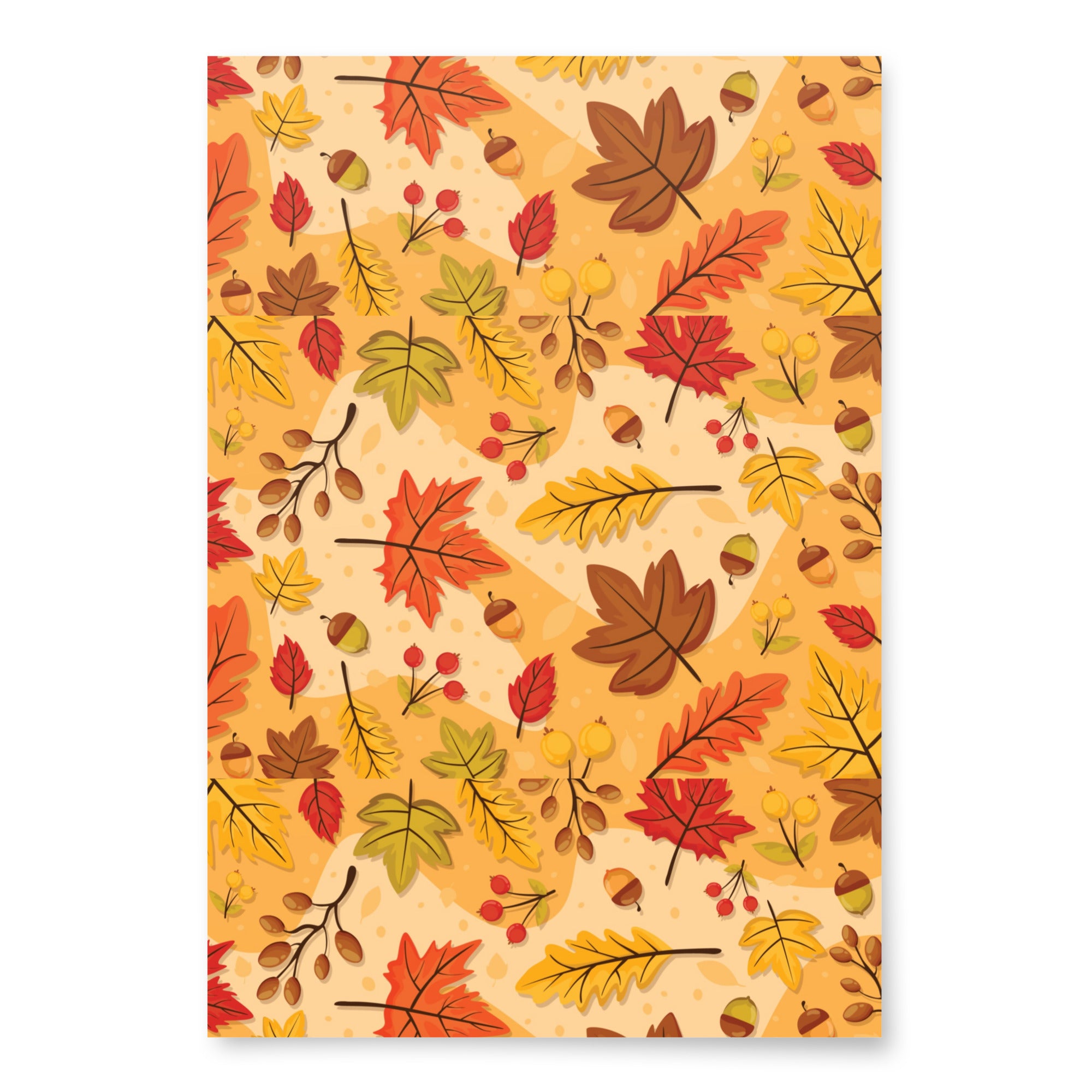 Autumn Leaves Wrapping paper sheets
