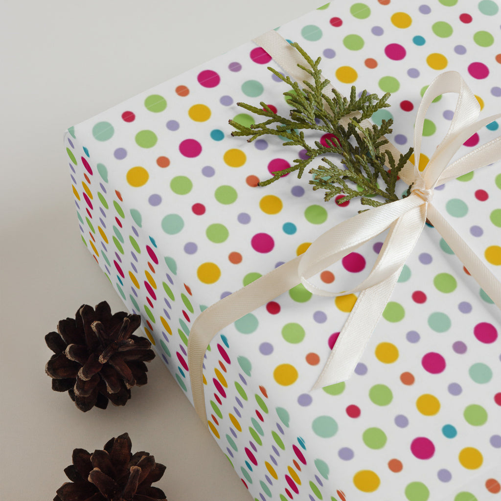 Polka Dot Wrapping paper sheets