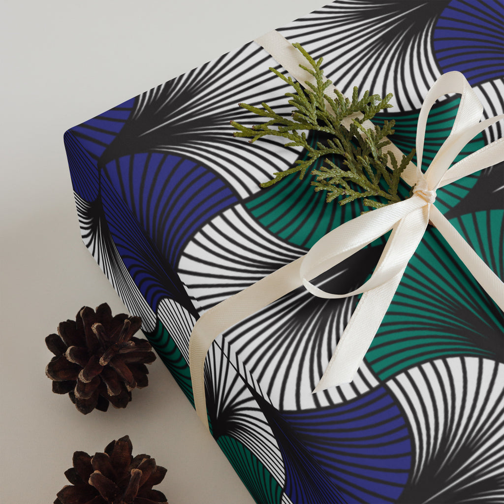 African Print Wrapping paper sheets