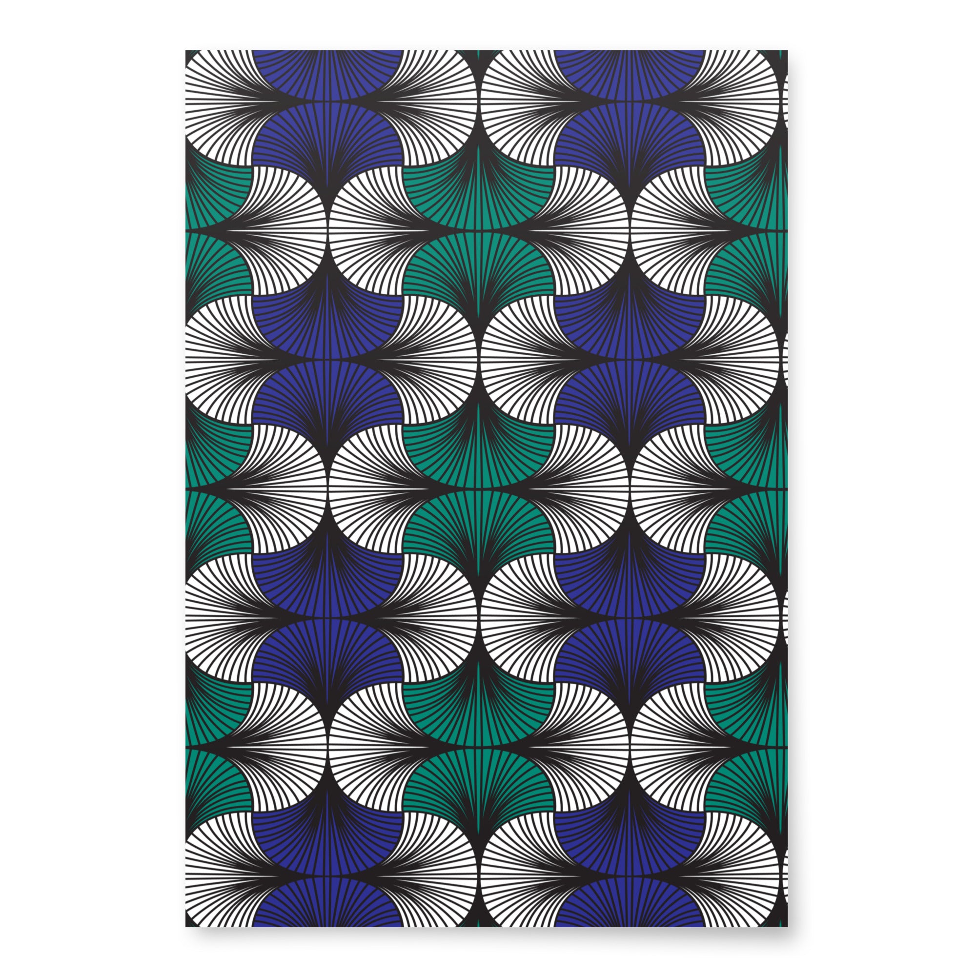 African Print Wrapping paper sheets