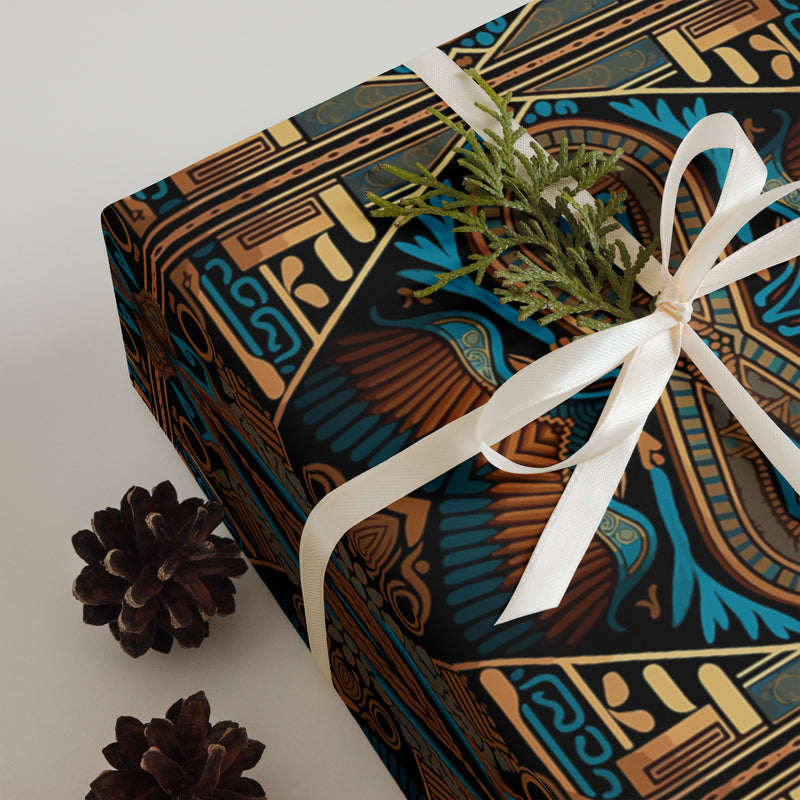 Egyptian Print Wrapping paper sheets