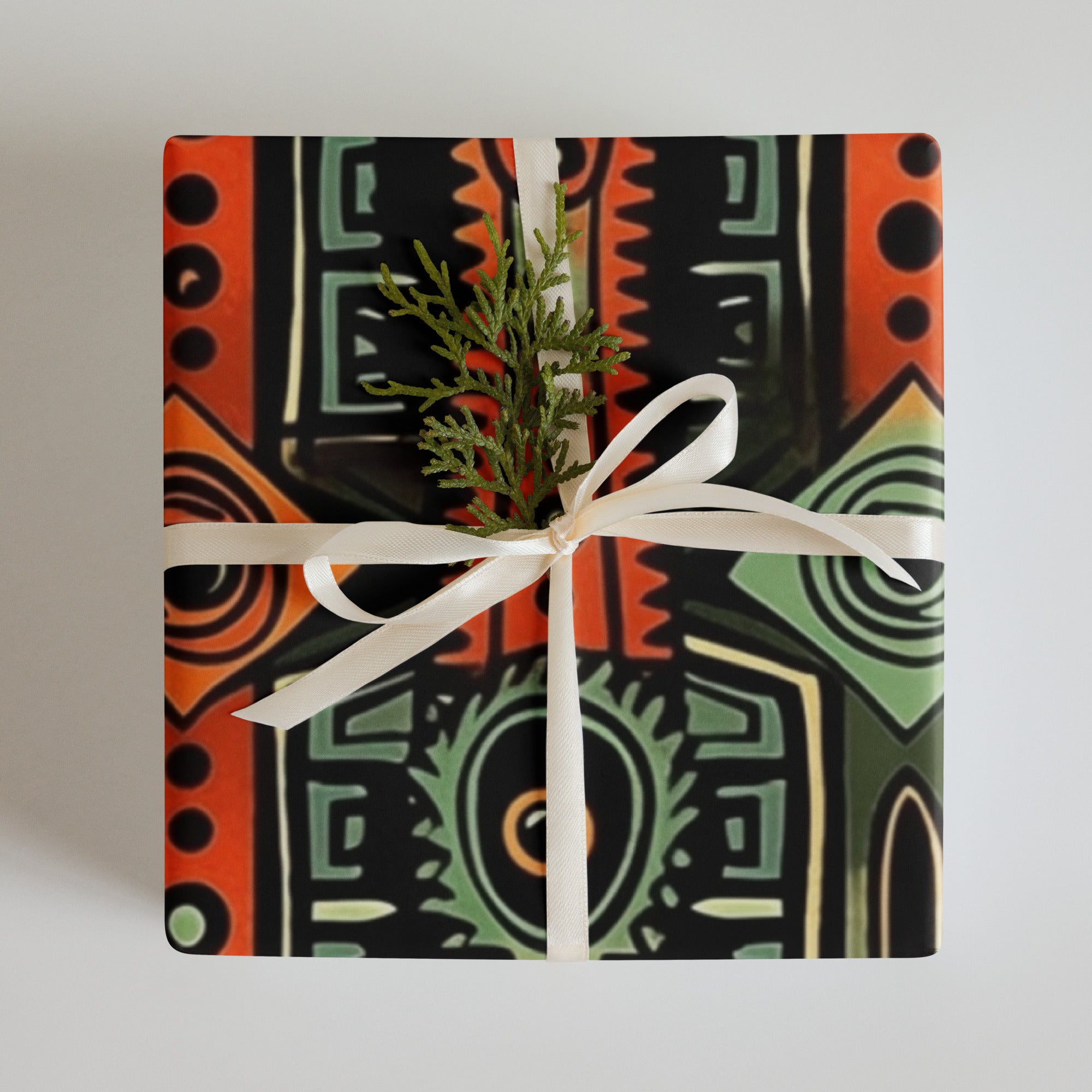 African Print Wrapping paper sheets