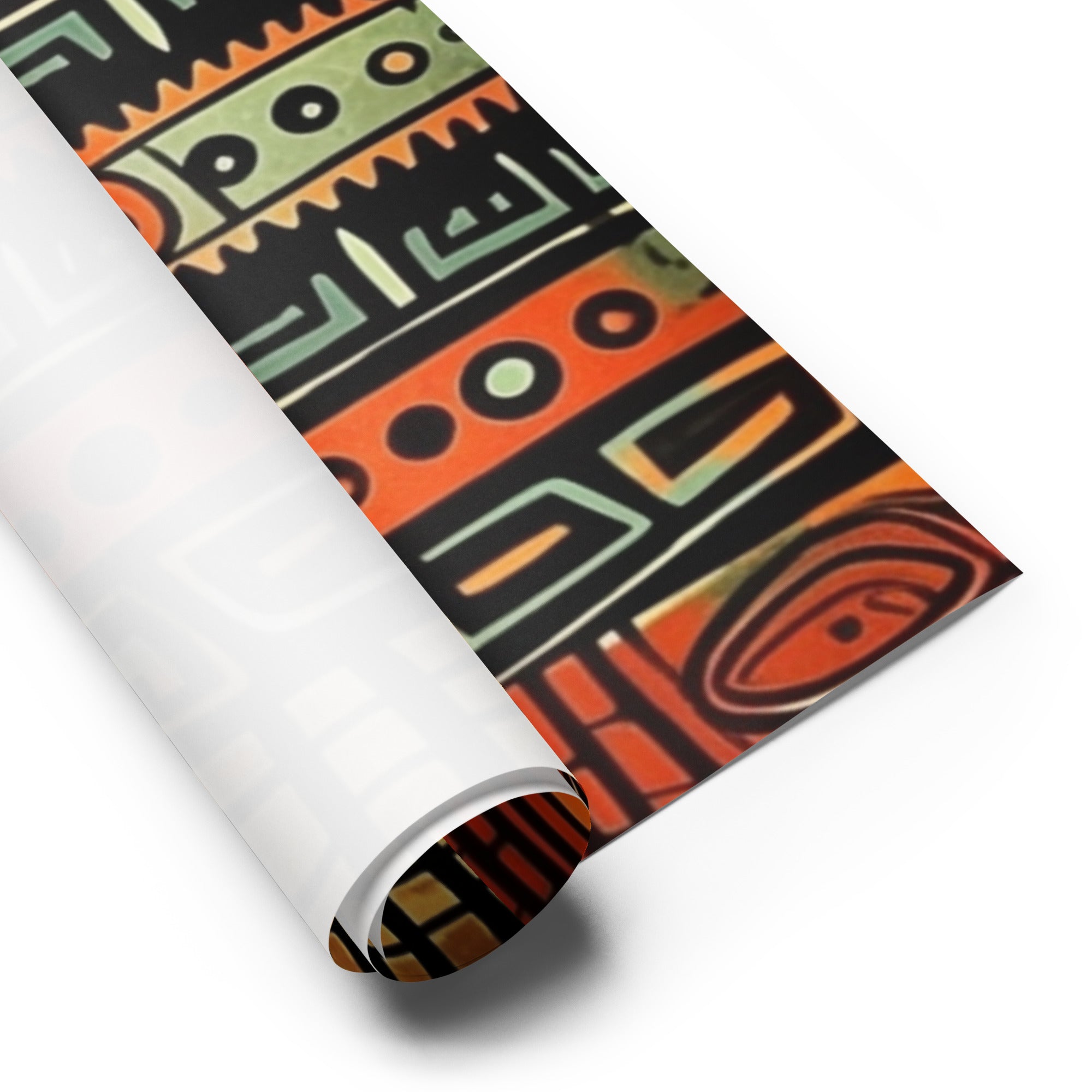 African Print Wrapping paper sheets