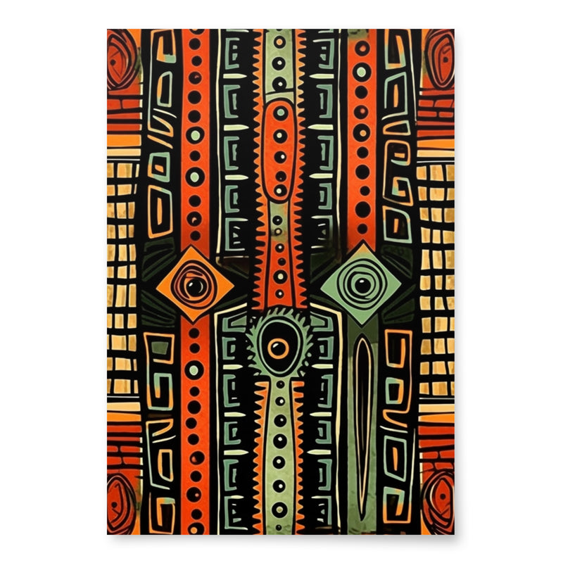 African Print Wrapping paper sheets