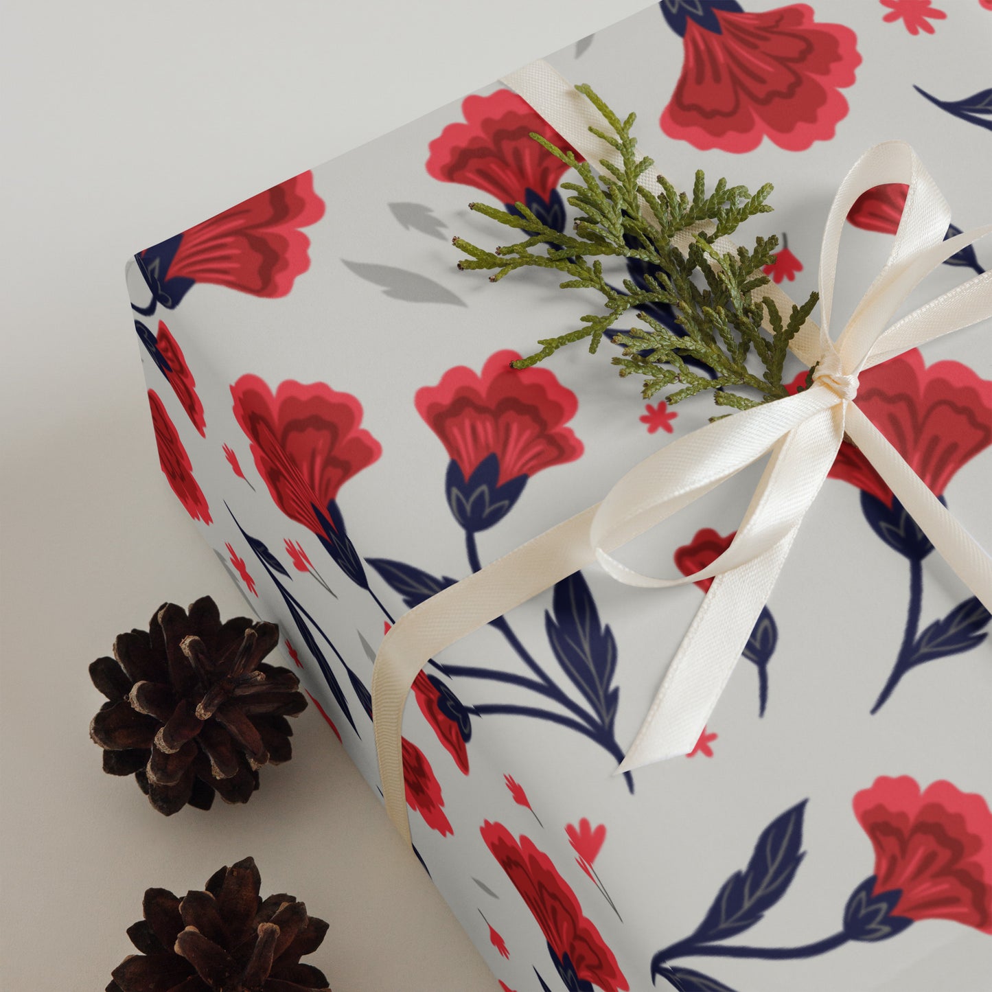 Floral Wrapping paper sheets