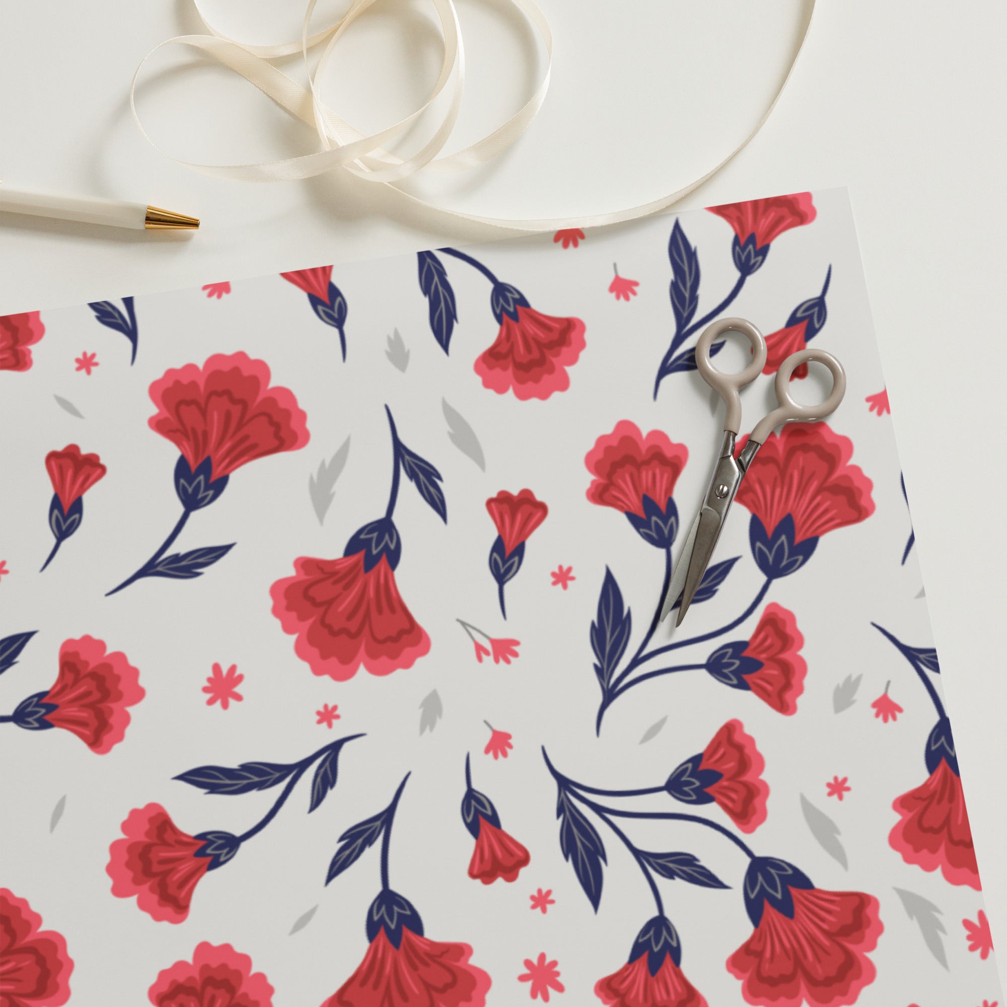 Floral Wrapping paper sheets